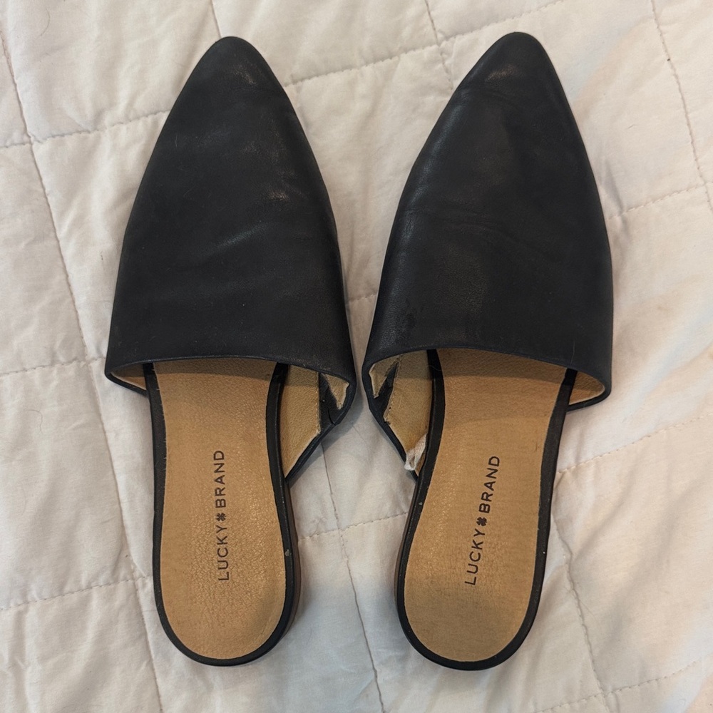 Lucky Brand Black Women's Mules